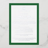 カスタム会社企業のイベントパーティー 箔招待状 (正面)