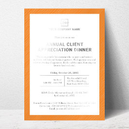 カスタム会社企業のイベントパーティー 箔招待状