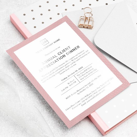 カスタム会社企業のイベントパーティー 箔招待状