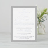 カスタム会社企業のイベントパーティー 箔招待状 (立ち正面)