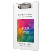 カスタム会社企業のロゴ文字 クリップボード (左)