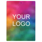 カスタム会社企業のロゴ文字 クリップボード (裏面)