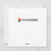 カスタム会社名 |ロゴEid Mubarak シーズンカード (裏面)