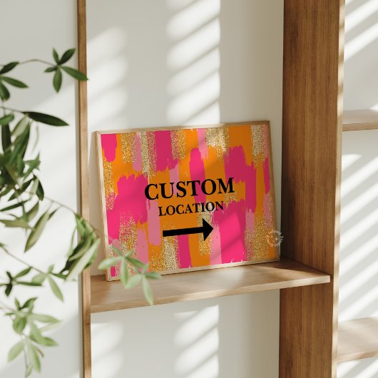 カスタム位置名門私立校風の標識ドルムデコール ポスター