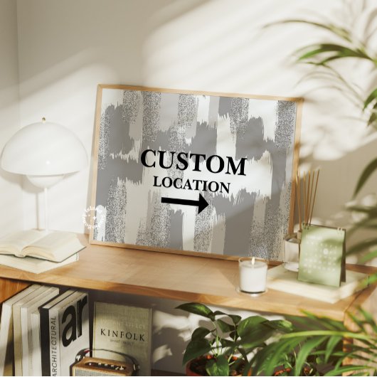 カスタム位置名門私立校風の記号Dorm Decor Blk/Wht ポスター