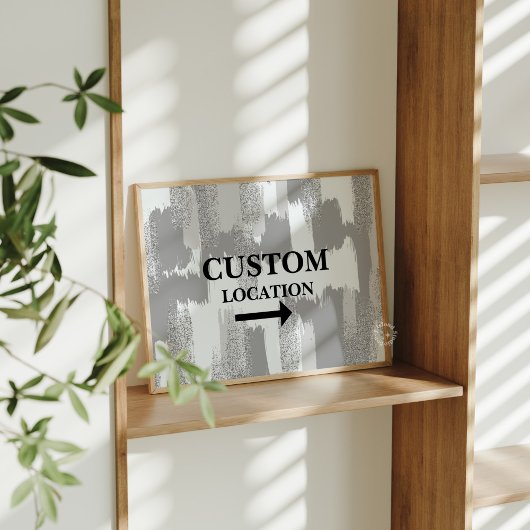 カスタム位置名門私立校風の記号Dorm Decor Blk/Wht ポスター