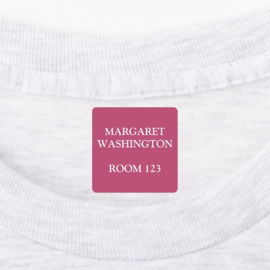 カスタム住宅用ホームピンクアイロン着 ラベル (貼付)