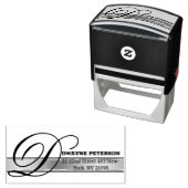 カスタム住所と名前 セルフインキングスタンプ (インサイチュ)