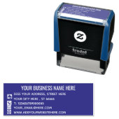 カスタム住所の色の自動手書きスタンプのテンプレート セルフインキングスタンプ (インサイチュ)