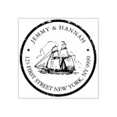 カスタム住所スタンプ、ウェディングスタンプ、出荷ゴムR ラバースタンプ (インプリント)