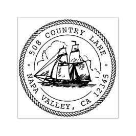 カスタム住所スタンプ、ウェディングスタンプ、船舶 セルフインキングスタンプ