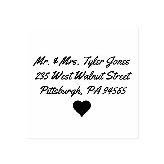 カスタム住所ラバースタンプ ラバースタンプ (インプリント)