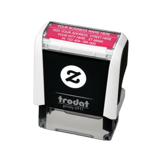 カスタム住所名電話番号の色の自動手書きスタンプ セルフインキングスタンプ (商品)