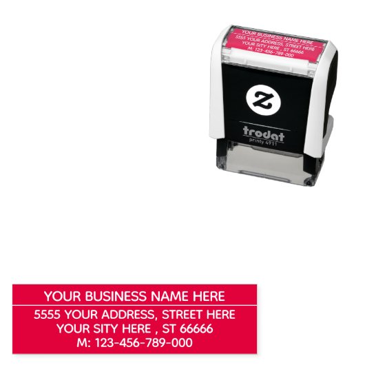 カスタム住所名電話番号の色の自動手書きスタンプ セルフインキングスタンプ (インサイチュ)