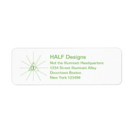 カスタム住所 シール