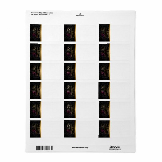 カスタム住所 シール (フルシート)