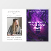 カスタム作家表紙とプロモーション署名 ウィンドウサイン (シート)