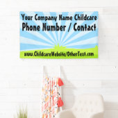 カスタム保育業標識旗 横断幕 (インサイチュ)