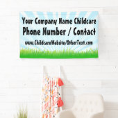 カスタム保育業標識旗 横断幕 (インサイチュ)