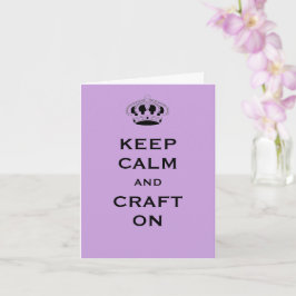 カスタム保Calm Lavender Purple Greeting Card カード