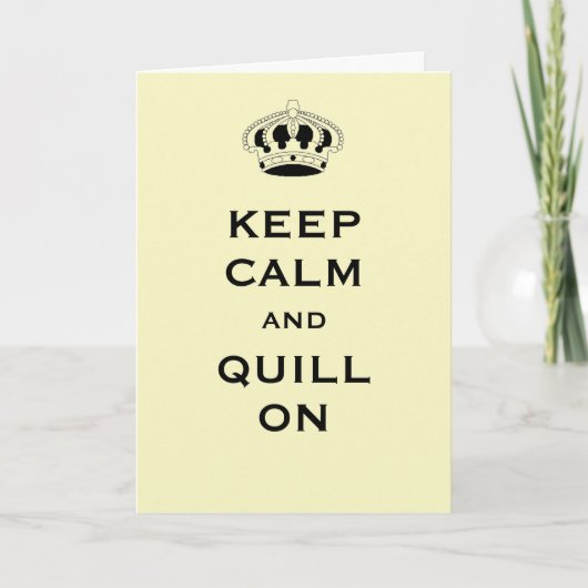 カスタム保Calm Light Yellow Greeting Card カード (正面)