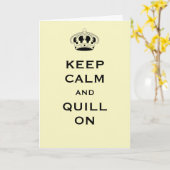 カスタム保Calm Light Yellow Greeting Card カード (黄色い花)