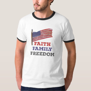 カスタム信義家族の自由 Tシャツ