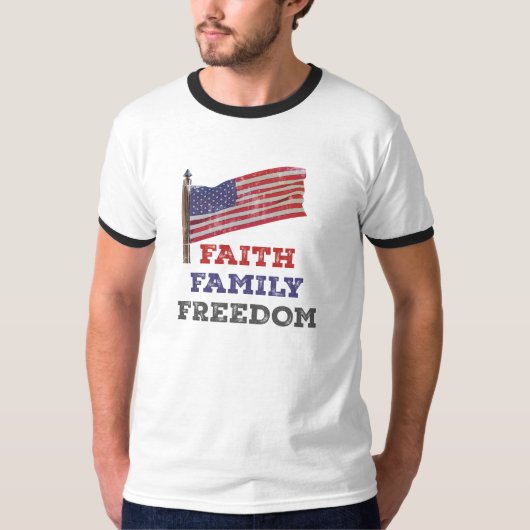 カスタム信義家族の自由 Tシャツ (正面)