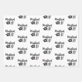 カスタム修士号の修得 ラッピングペーパーシート (正面3)