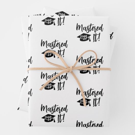 カスタム修士号の修得 ラッピングペーパーシート (インサイチュ)