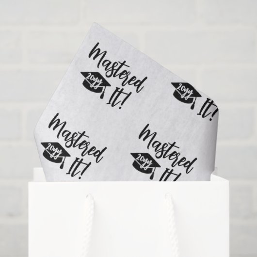 カスタム修士号の修得 薄葉紙 (ギフトバッグ)