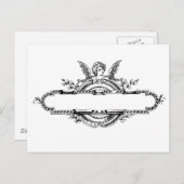 カスタム個人用エンジェルチェルブフルーアdi lisプリント ポストカード (正面/裏面)