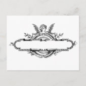 カスタム個人用エンジェルチェルブフルーアdi lisプリント ポストカード (正面)