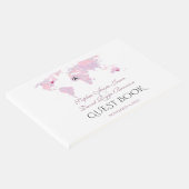 カスタム先の水の色ワールドマ結婚ップ ゲストブック (コーナー)