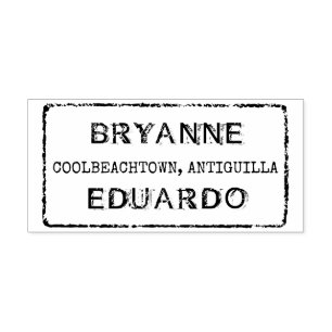 カスタム先フェイク結婚式 ラバースタンプ