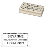 カスタム先フェイク結婚式 ラバースタンプ (押印)