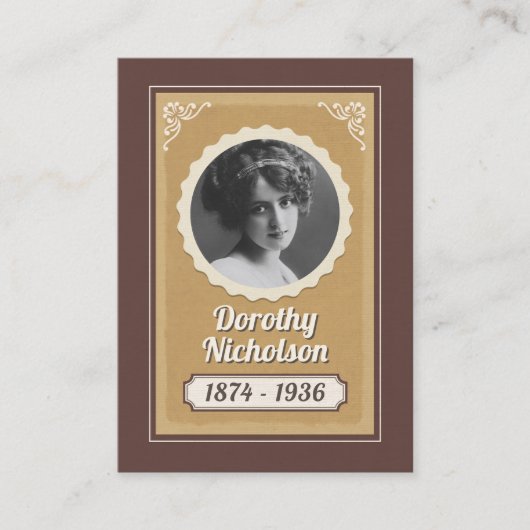 カスタム先物取引カード、ファミリー伝統カード コーリングカード (正面)