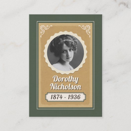 カスタム先物取引カード、ファミリー伝統カード コーリングカード (正面)