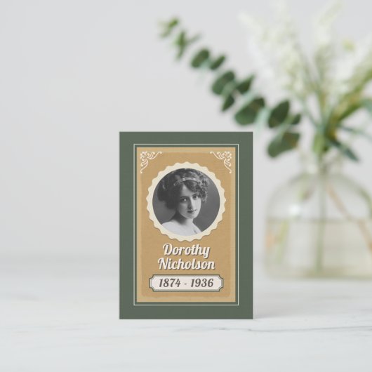 カスタム先物取引カード、ファミリー伝統カード コーリングカード (スタンド正面)