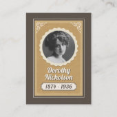 カスタム先物取引カード、ファミリー伝統カード コーリングカード (正面)