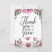 カスタム先生お世話にな救済りました サンキューカード (正面)