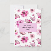 カスタム先生お世話にな救済りました サンキューカード (裏面)