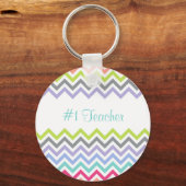 カスタム先生のギフトパーソナライズされたキーチェーン キーホルダー (正面)