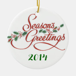 カスタム先生のクリスマス装飾 セラミックオーナメント