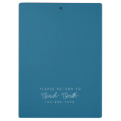 カスタム先生または学生クリップボード クリップボード (裏面)