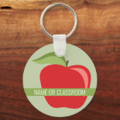 カスタム先生アップルとAppleモダンの キーホルダー (正面)