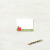 カスタム先生アップルとAppleモダンの ポストイット (デスク上)