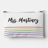 カスタム先生ギフトパーソナライズされた アクセサリーポーチ (裏面)