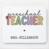 カスタム先生ギフトパーソナライズされた マウスパッド (正面)