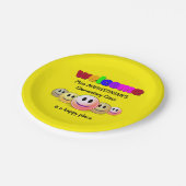 カスタム先生クラスへようこそ ペーパープレート (アングル)